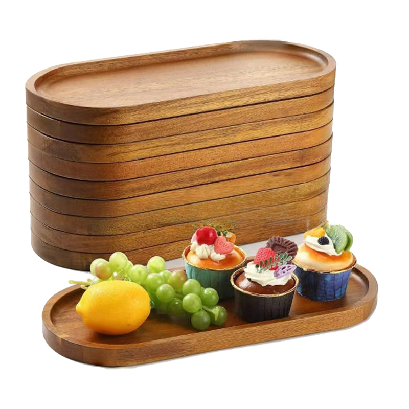 Cake Board Round - Посуда из цельного дерева, поднос для
