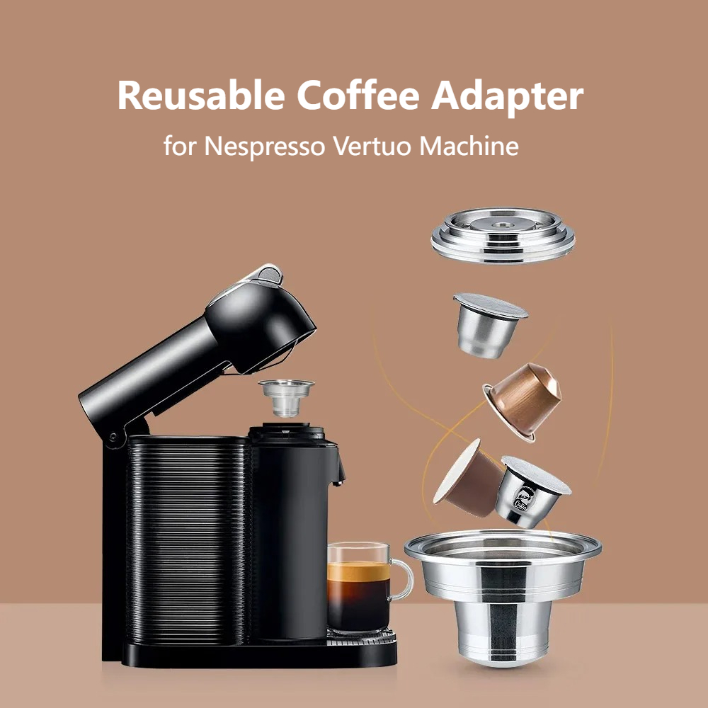 Delonghi Espresso Magnifica - Многоразовый адаптер-фильтр для кофемашин Nespresso Vertuoline,