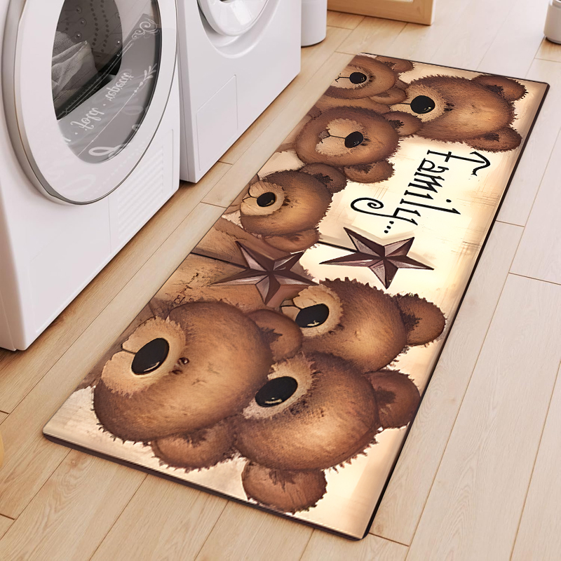 Kitchen Living Baking Mats - Красный коврик для выпечки с мультяшным
