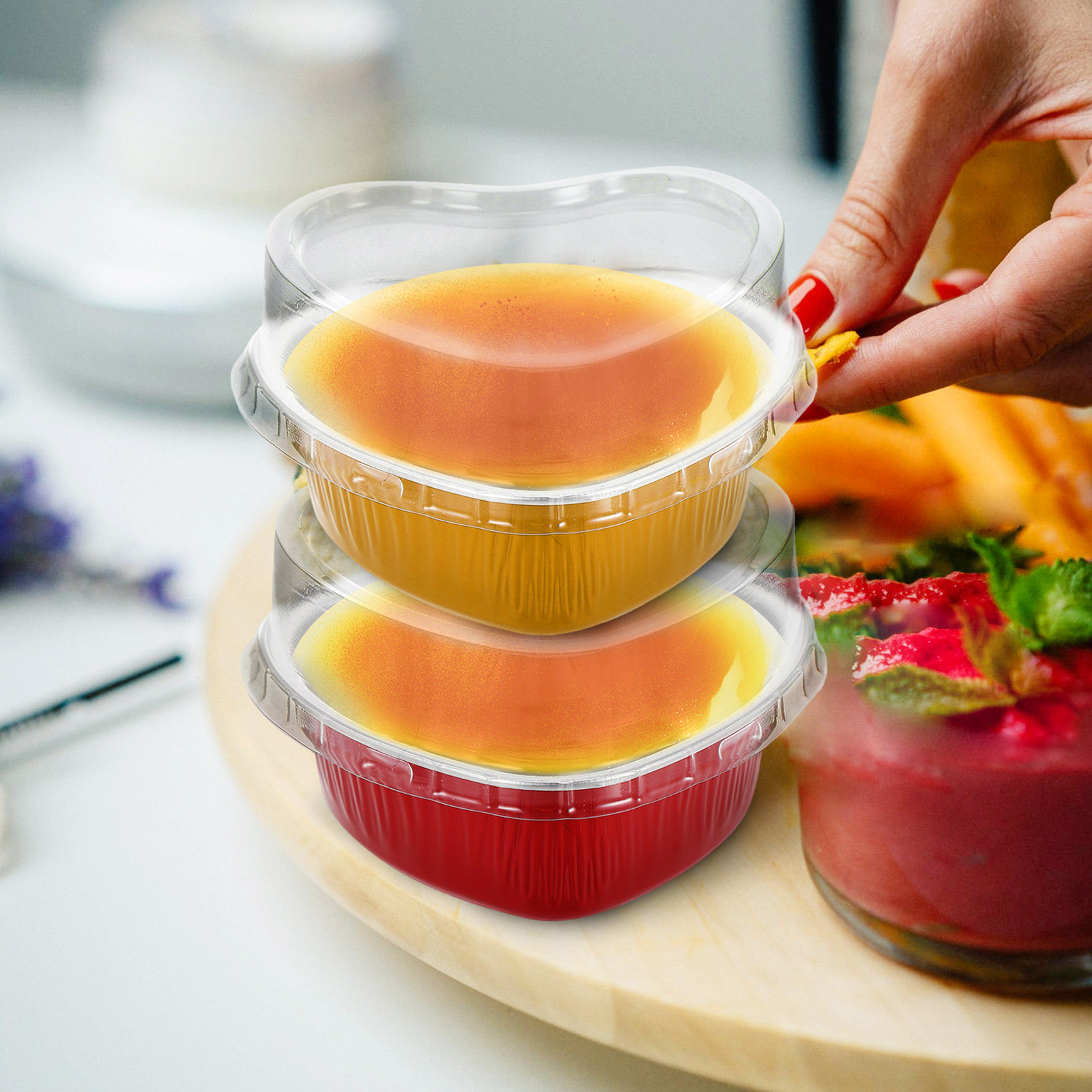 Kitchen Baking Pan - 20 наборов алюминиевых форм для выпечки
