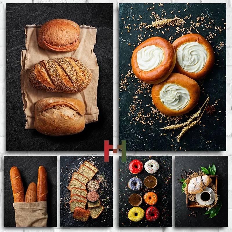 Kitchen Baking Wall Art - Постеры на холсте с изображением еды,