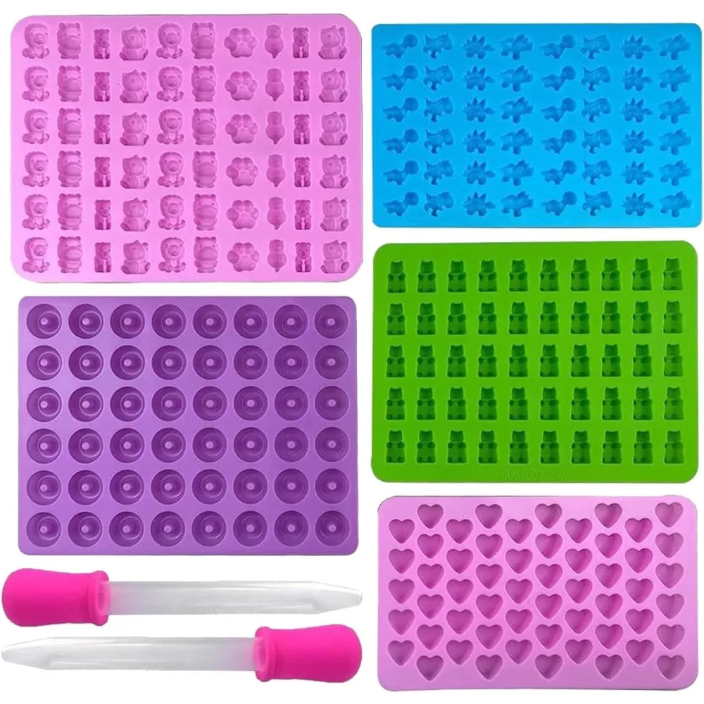 Kitchen Baking Tray Set - 5 шт. силиконовые формы для конфет
