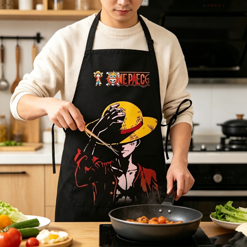 Фартук One Piece с принтом Луф – обзор и цена Kitchen Baking Items
