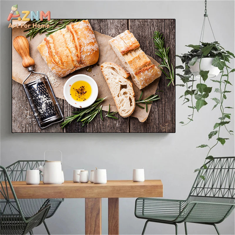 Реалистичная картина AZNM «Све – обзор и цена Kitchen Baking Wall Art