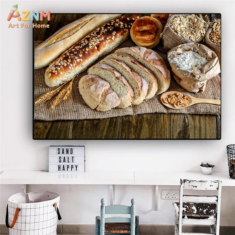 Реалистичная картина AZNM «Све – обзор и цена Kitchen Baking Wall Art