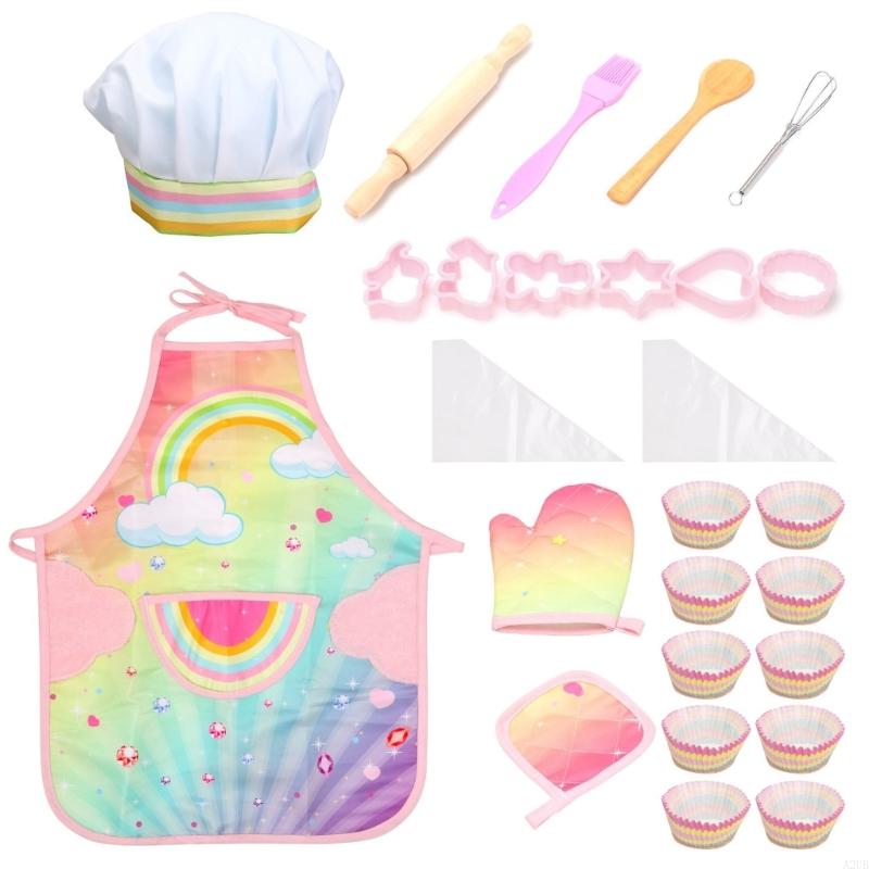 Детский фартук для выпечки с п – обзор и цена Kitchen Kids Baking Set