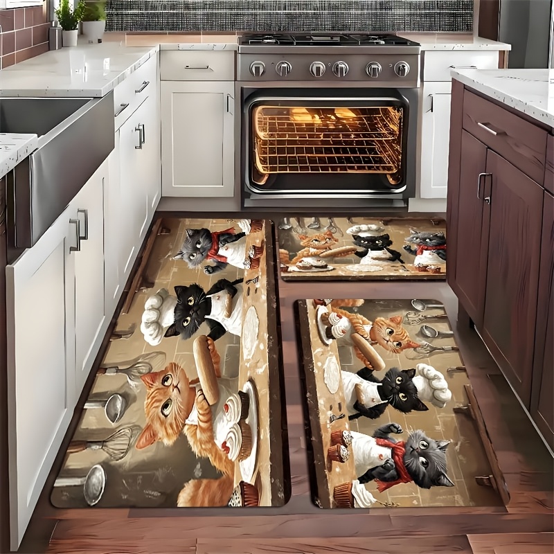 Милый кухонный коврик с изобра – обзор и цена Kitchen Living Baking Mats