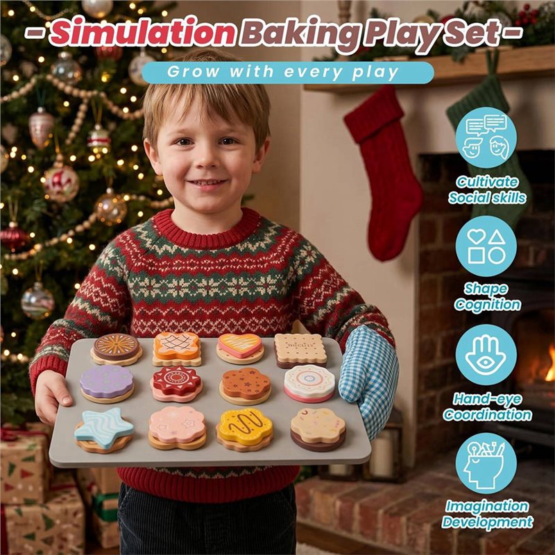 WOWFU-Деревянный набор игрушеч – обзор и цена Kitchen Kids Baking Set