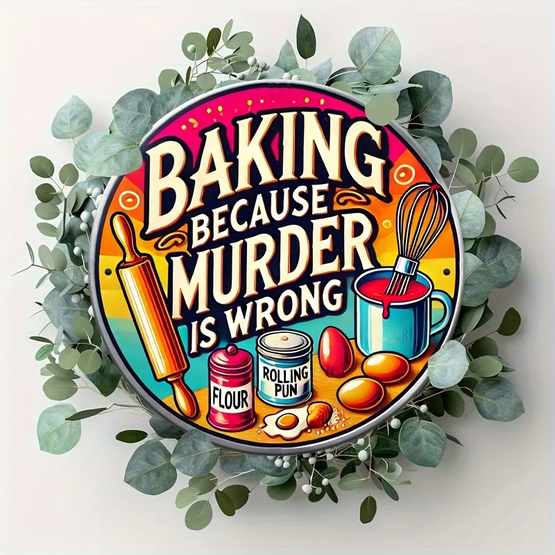 Металлическая табличка HD, кру – обзор и цена Kitchen Baking Wall Art