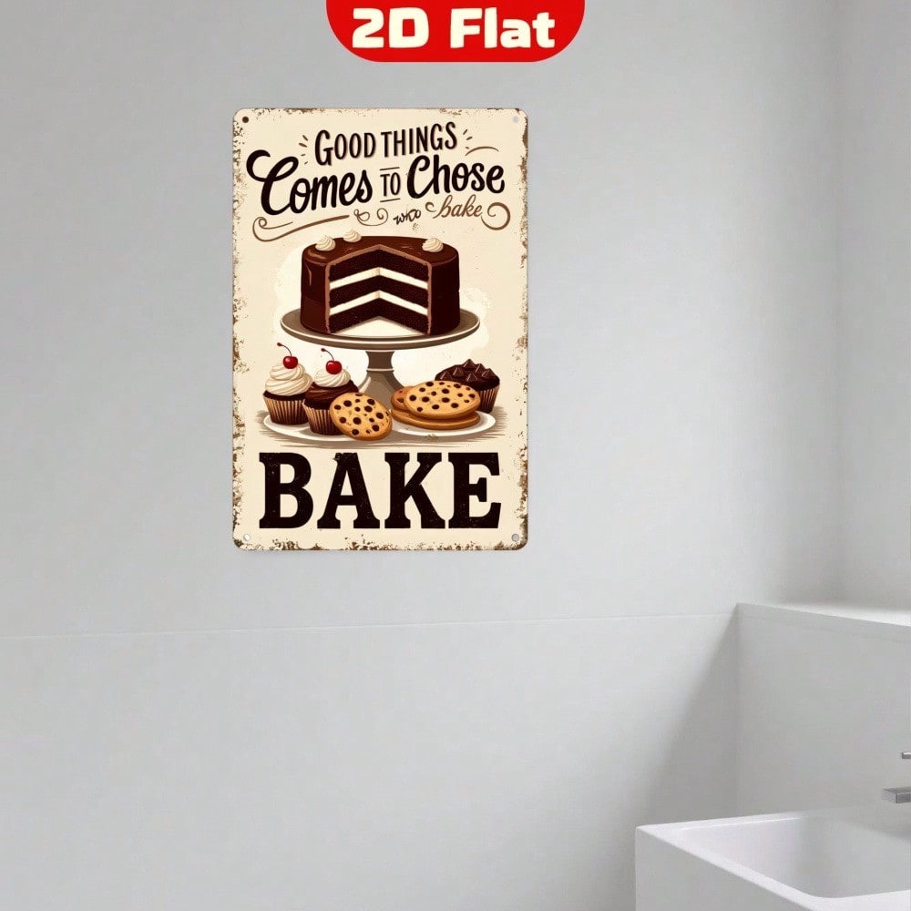 Винтажный металлический декор  – обзор и цена Kitchen Baking Wall Art