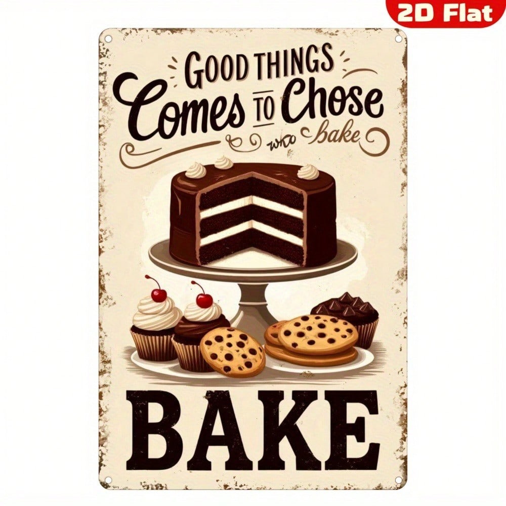 Винтажный металлический декор  – обзор и цена Kitchen Baking Wall Art