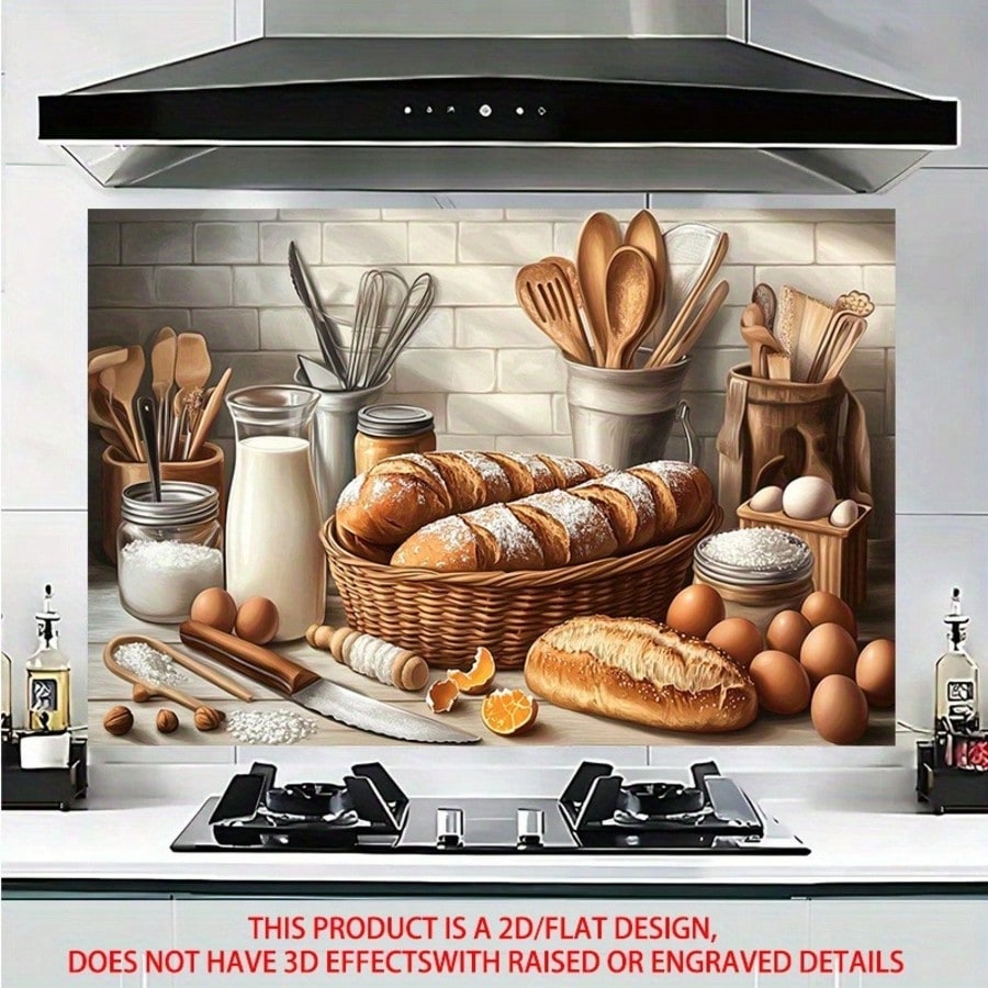 2D Самоклеящаяся ПВХ наклейка  – обзор и цена Kitchen Baking Wall Art