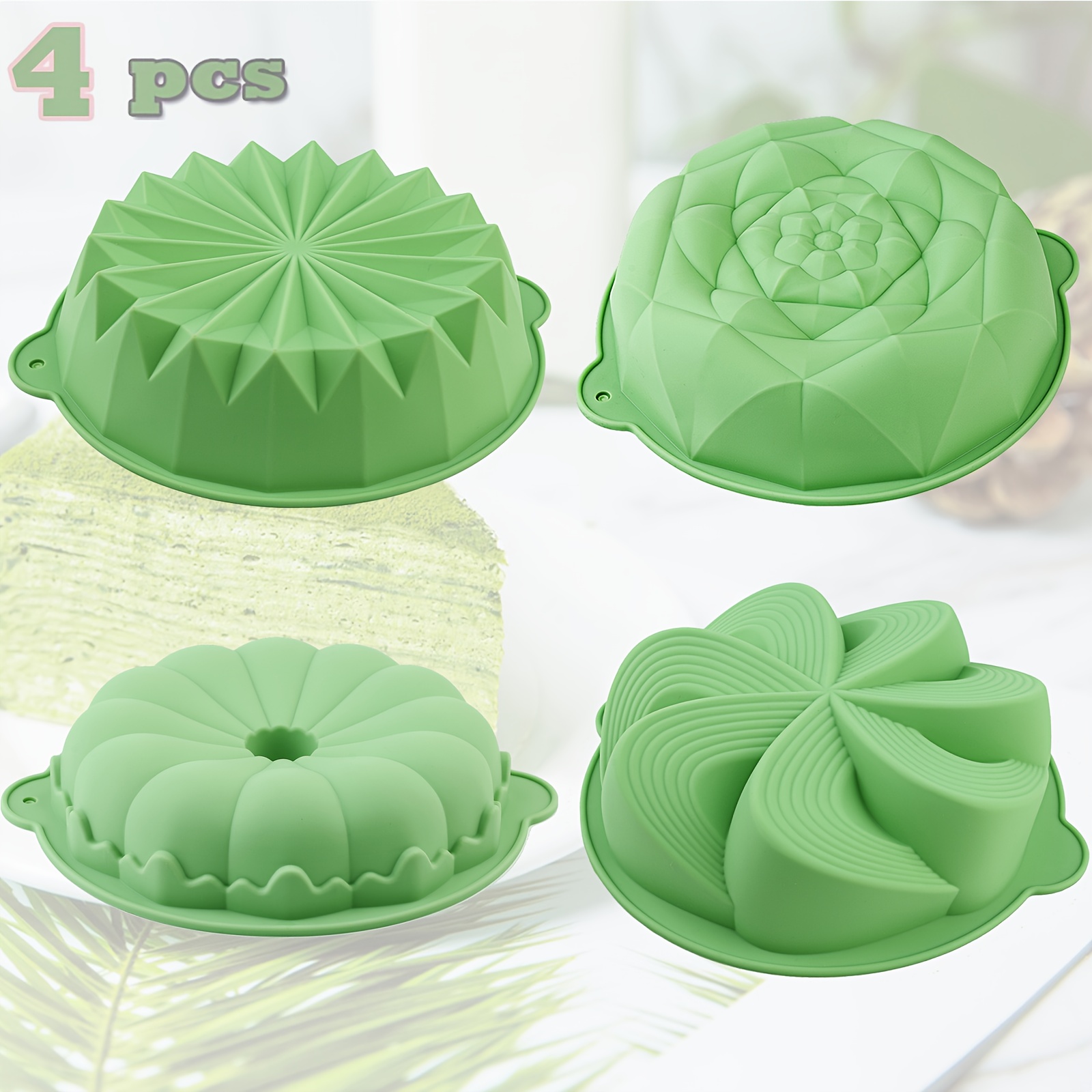 Набор из 4 силиконовых форм дл – обзор и цена Kitchen Baking Must Haves